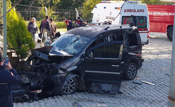 Muğla'da kaza: 1 ölü, 1 yaralı