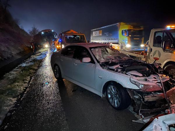 Samsun'da 13 aracın karıştığı kazada 8 kişi yaralandı