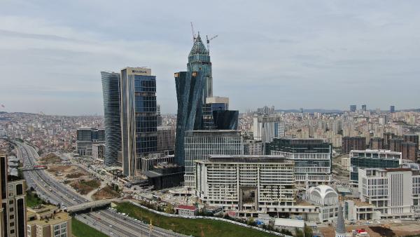 17 Nisan'da açılacak İstanbul Finans Merkezi'nin havadan fotoğrafları