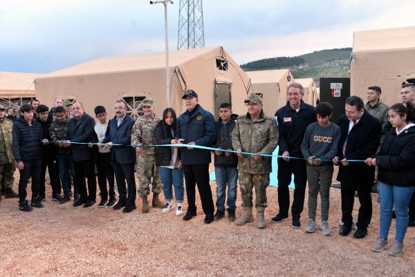 2 bin 400 öğrenci kapasiteli Antakya NATO Çadır Kenti törenle açıldı