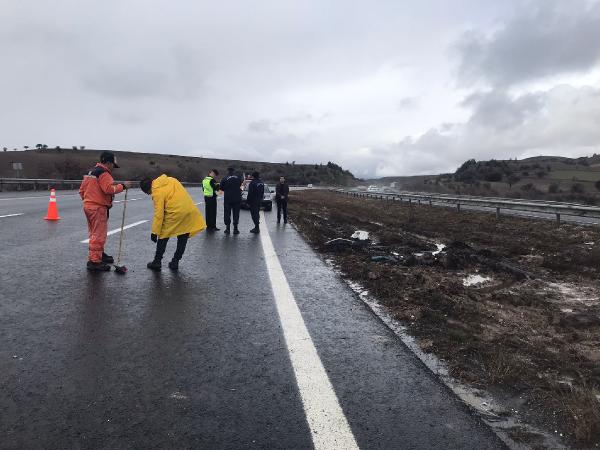 Ankara'da kazaya müdahale ederken otomobilin çarptığı Astsubay Çavuş Çolak şehit oldu