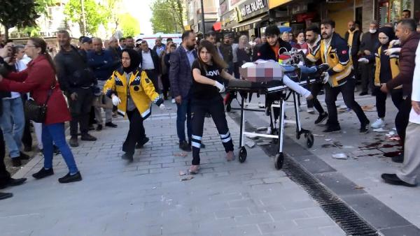 Avcılar’da binadan düşen beton parçası yoldan geçen kadının üzerine düştü