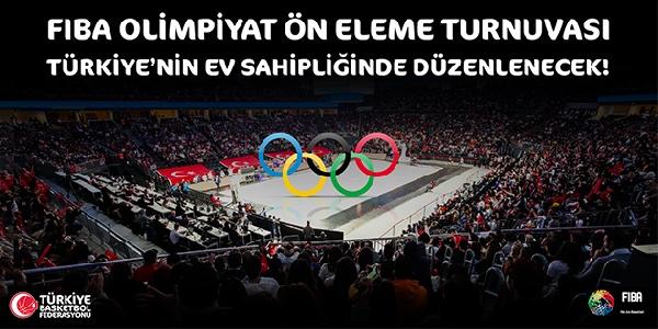 Basketbolda, Olimpiyat Ön Eleme Turnuvası Türkiye'de oynanacak