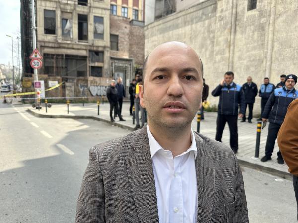 Beyoğlu'nda 5 katlı binadaki çökmeyle ilgili İBB'den açıklama