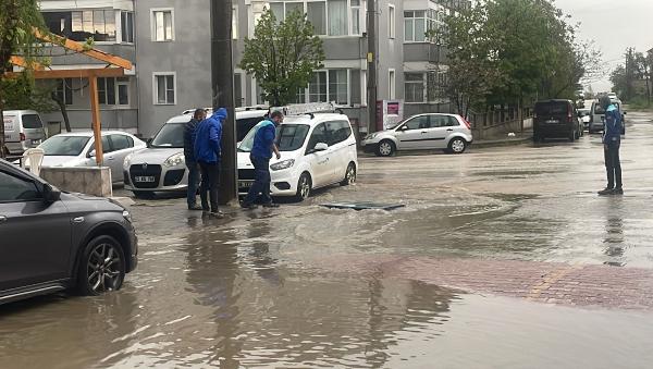 Edirne Keşan’da sağanak, Enez’de hortum