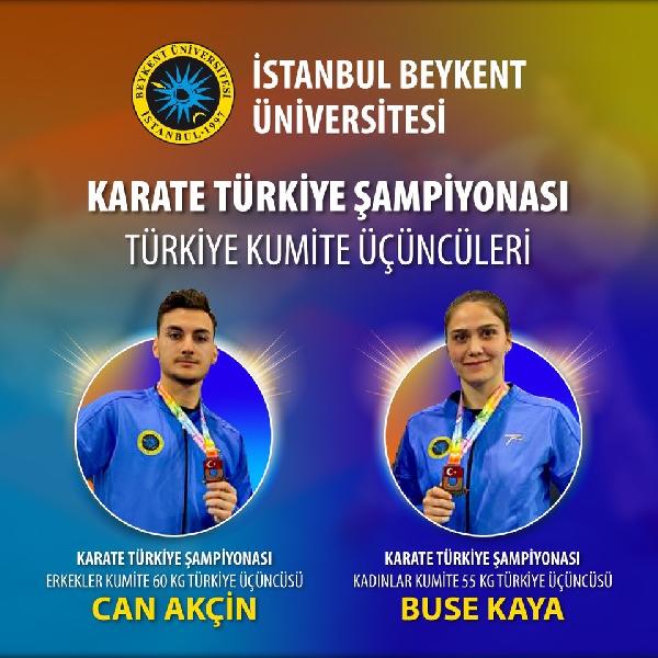 Karate Türkiye Şampiyonası’ndan madalya ile döndüler