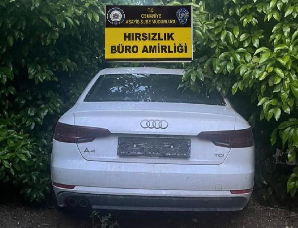 Osmaniye’den çaldıkları otomobili, Adana’da portakal bahçesine terk ettiler