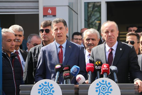 Sinan Oğan'dan Muharrem İnce'ye 'seçim güvenliği' ziyareti