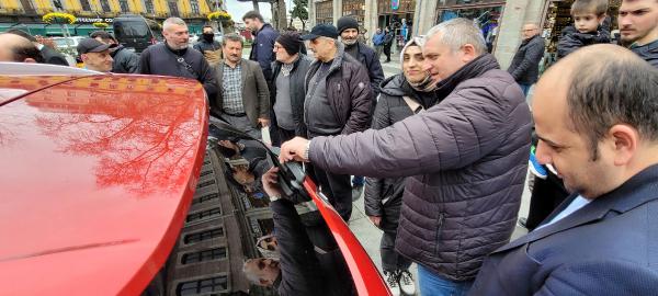 Trabzon’da Togg'a yoğun ilgi