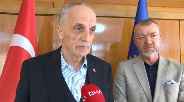 TÜRK-İŞ Başkanı Atalay: Teklifi kabul etmeyeceğimizi ifade ettik