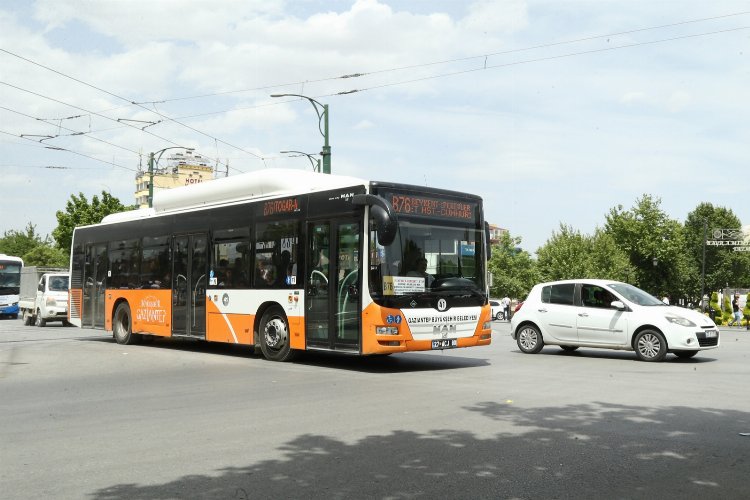 Gaziantep'te toplu ulaşım 4 gün ücretsiz