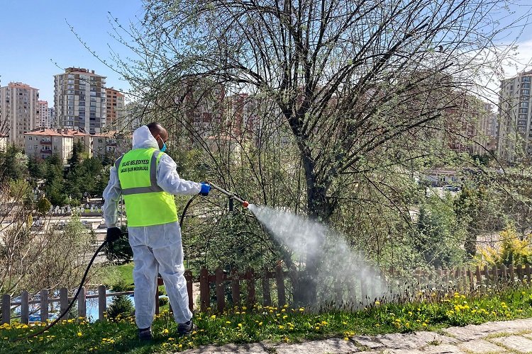 Kayseri Talas'ta sinek ve haşerata erken önlem