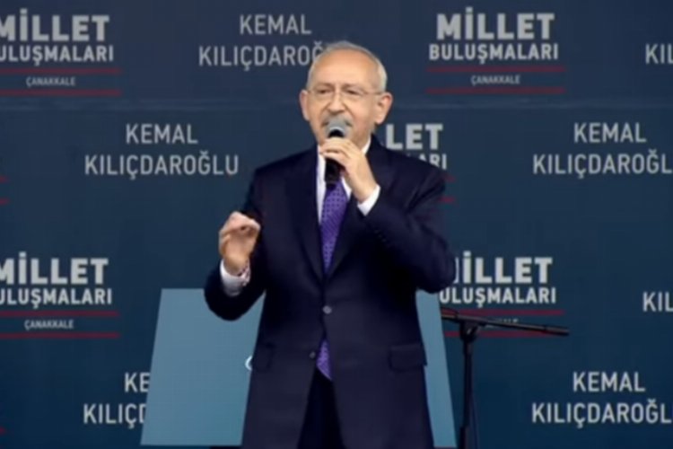 Kılıçardaroğlu Çanakkale'den 'söz' verdi: "Hayalleriniz Bay Kemal'in hedefi olacak"