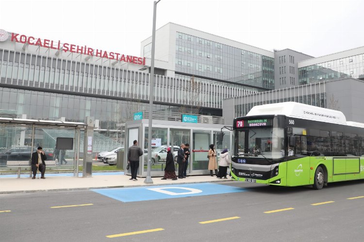 Kocaeli Büyükşehir'den Şehir Hastanesi'ne kolay ulaşım