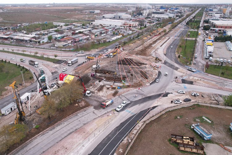 Konya'da Sedirler Köprülü Kavşağı'na temel