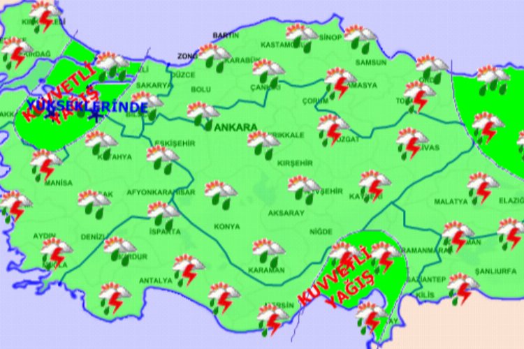 Marmara'ya ciddi uyarı! Kuvvetli yağış ve kar geliyor