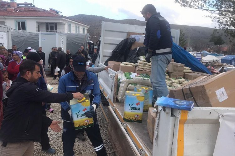 Muğla'dan Malatya'daki depremzedelere Ramazan desteği