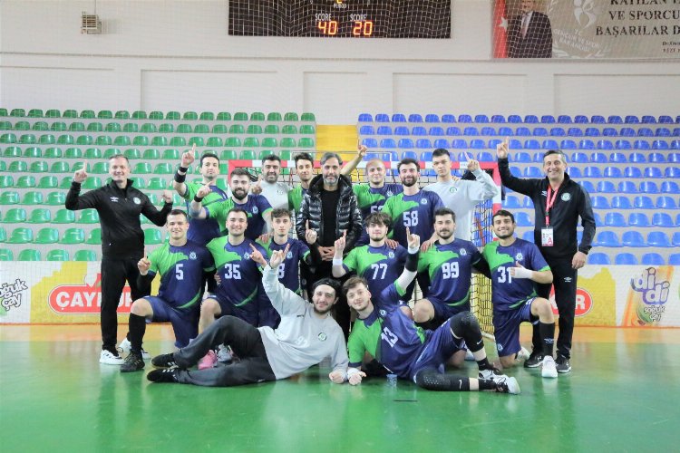 Rize Belediyespor Hentbol Play-Off'a lider gidiyor