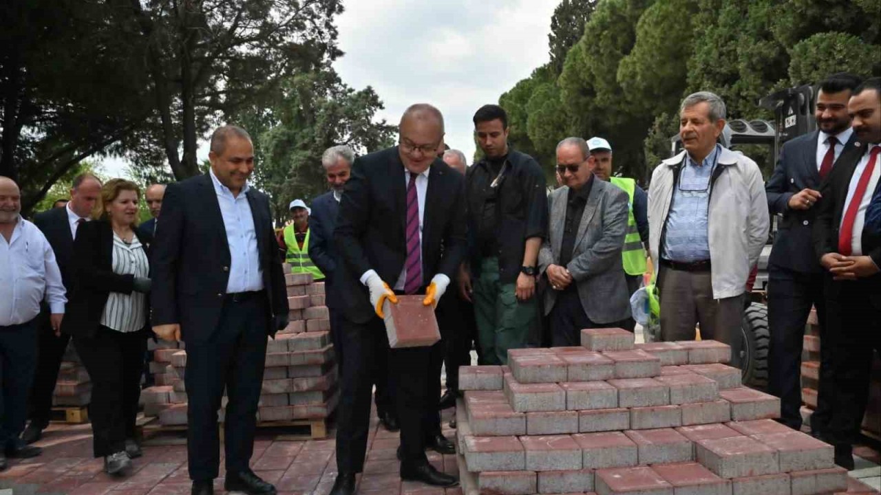 Başkan Ergün Saruhanlı’da incelemelerde bulundu