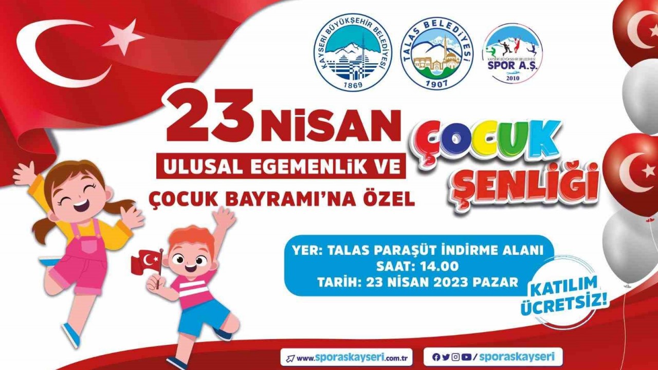 Büyükşehir’den 23 Nisan’a özel “çocuk şenliği”