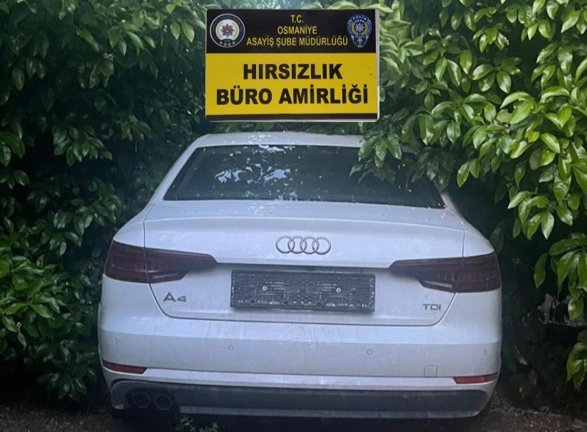 Çalıntı otomobil portakal bahçesinde bulundu: 1 şüpheli tutuklandı