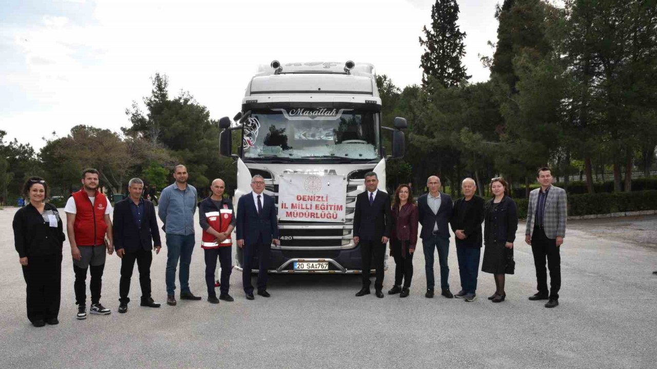 Denizli’nin deprem bölgesine yardımları devam ediyor