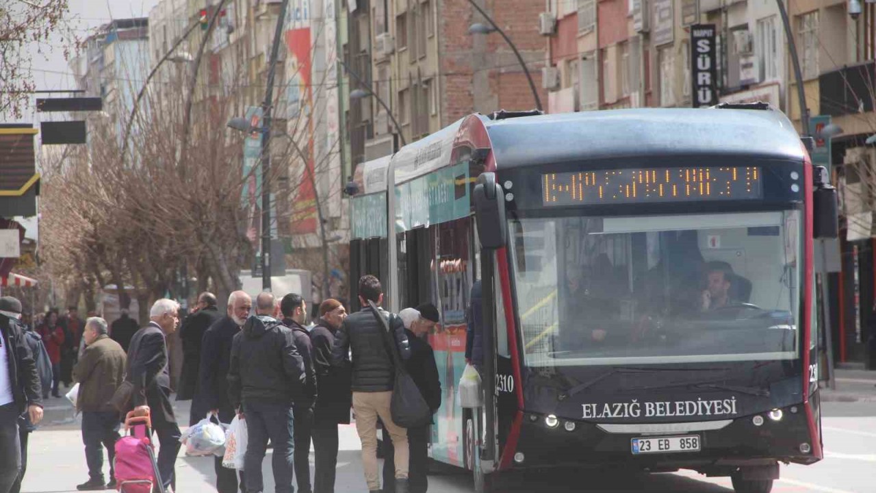 Elazığ Belediyesi’nden bayramda ücretsiz ulaşım hizmeti