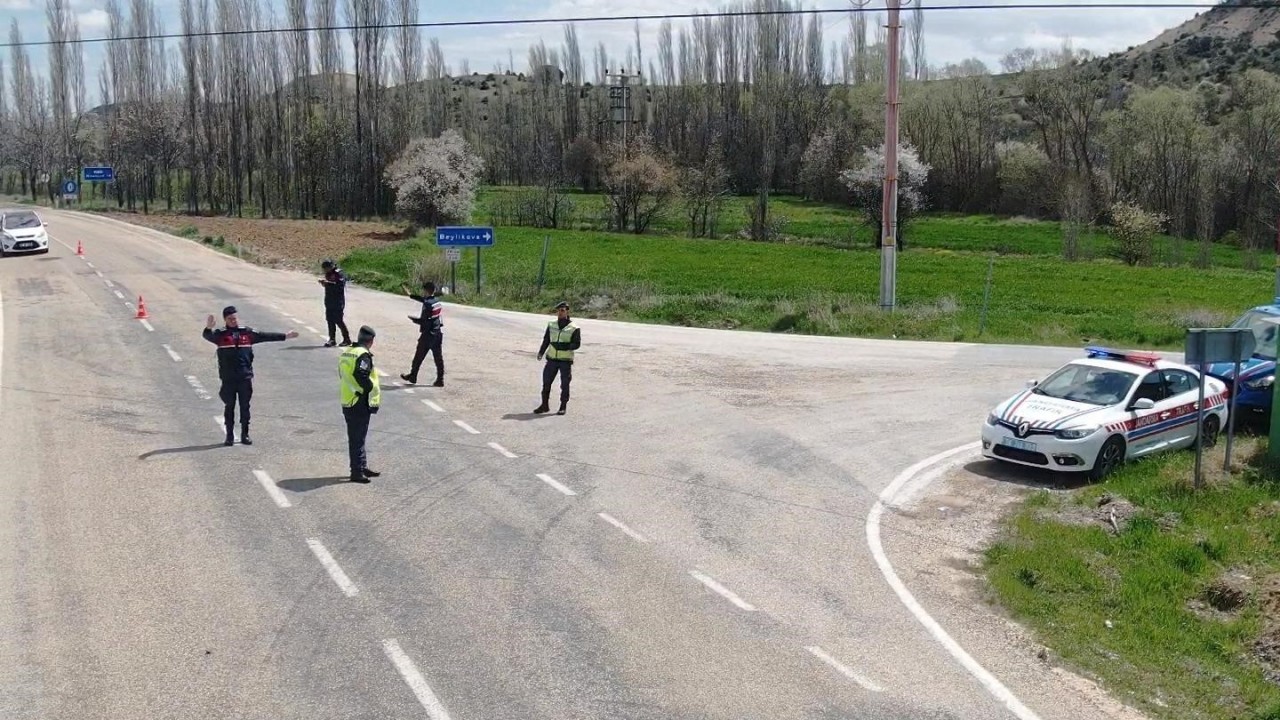 Ramazan Bayramı boyunca dronlu trafik denetimi