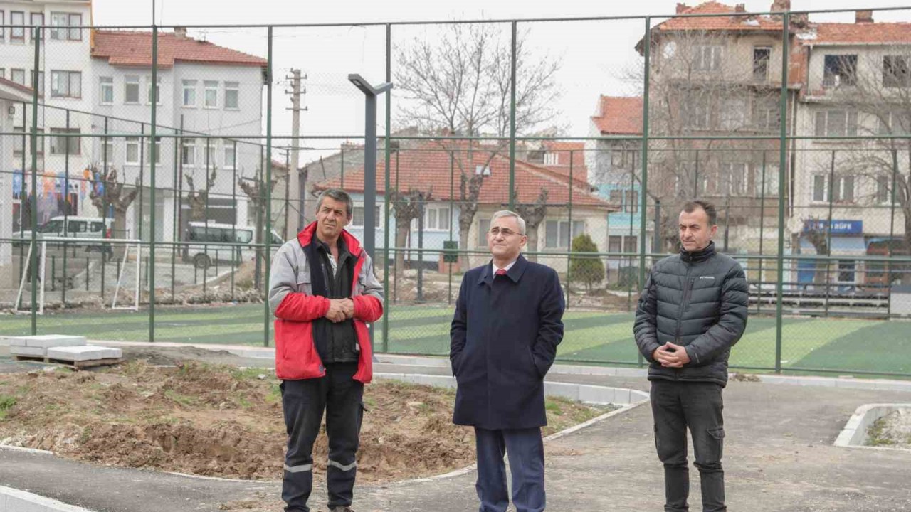 Ressam Ahmet Yakupoğlu Parkı’nda çalışmalar son aşamaya doğru geldi