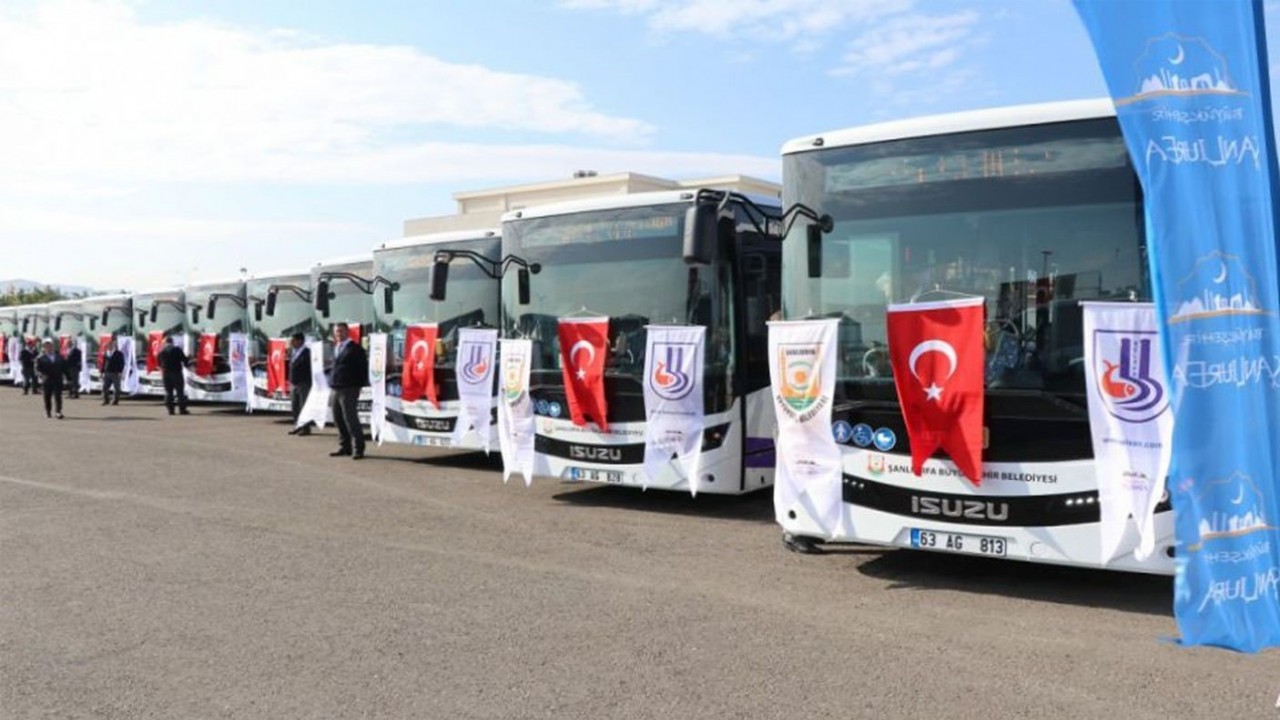 Şanlıurfa’da bayram süresince belediye otobüsleri ücretsiz