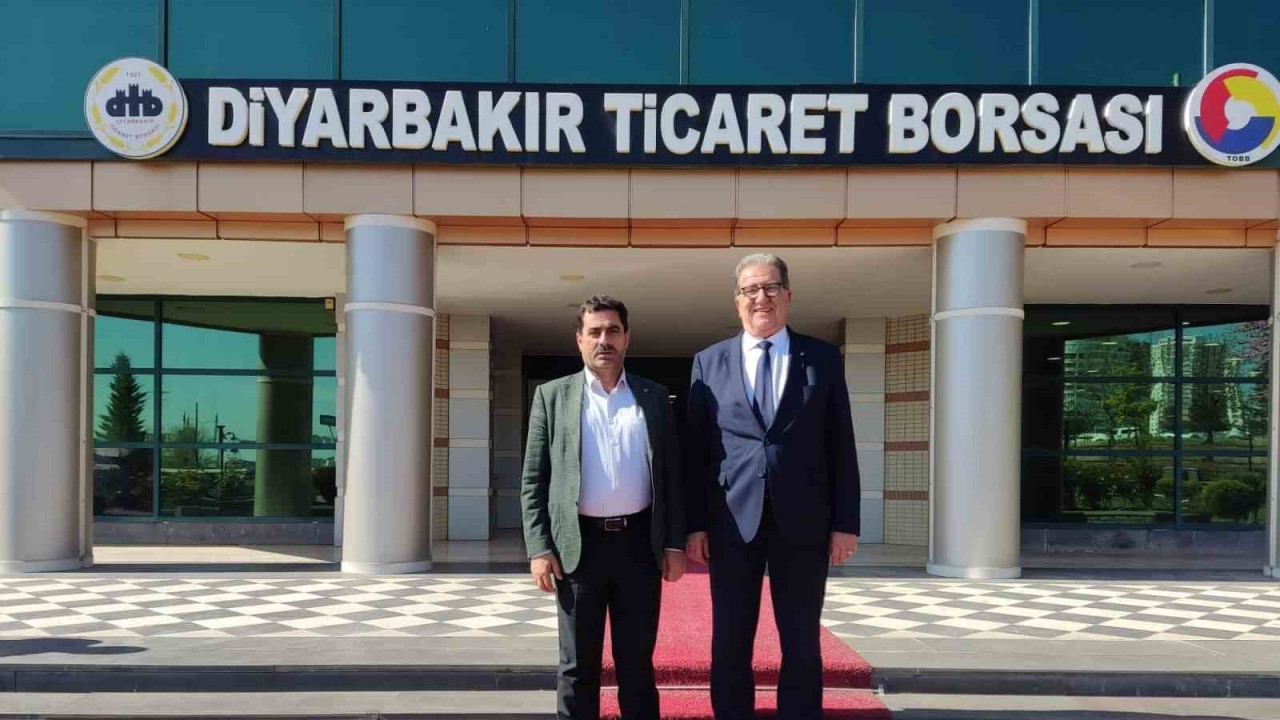 Söke Ticaret Borsası Yönetim Kurulu Başkanı Sağel, Diyarbakır’da görüşmelerde bulundu