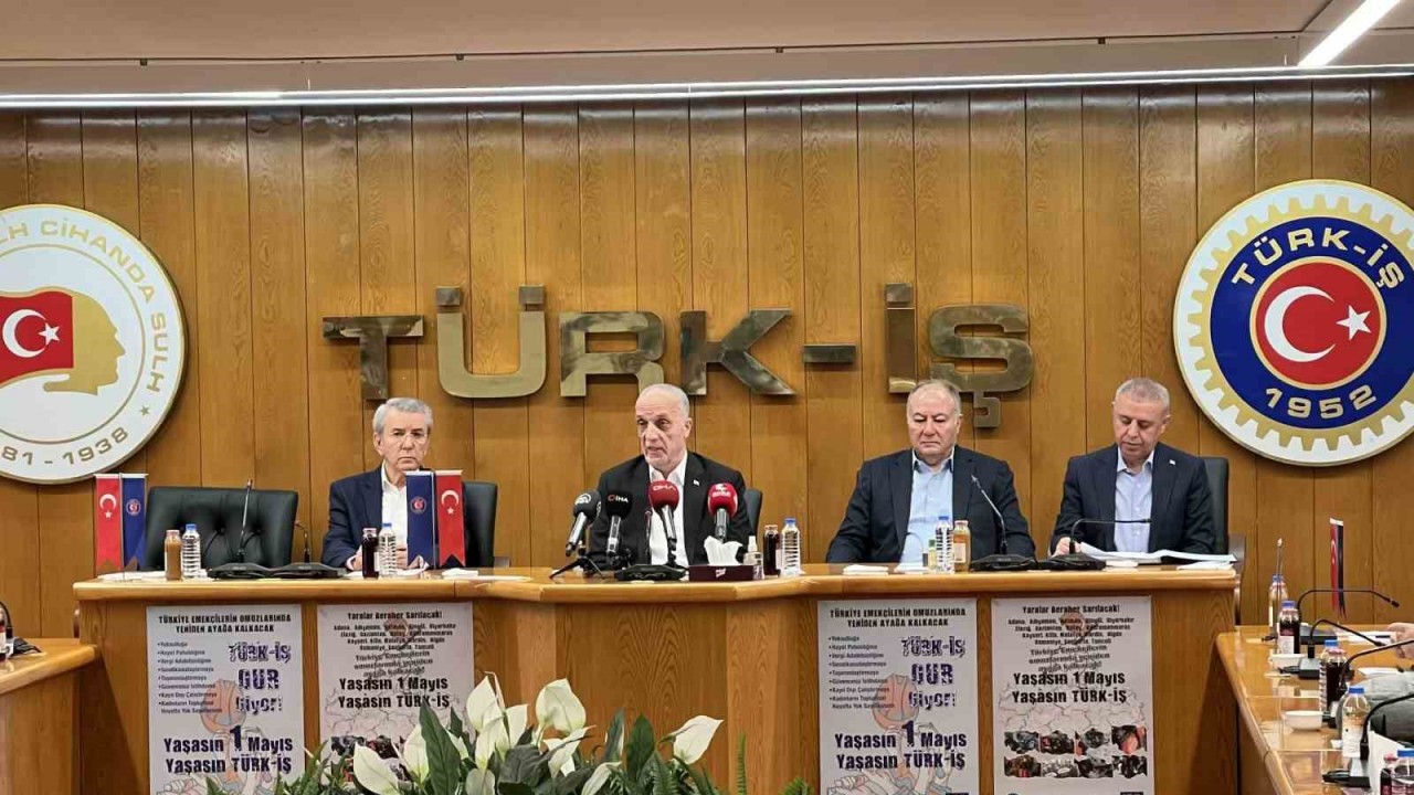 TÜRK-İŞ Genel Başkanı Atalay: “(Kamu Çerçeve Protokolü) Arzu ettiğimiz rakam olursa seçim arifesinde bu sorunu çözmek istiyoruz”