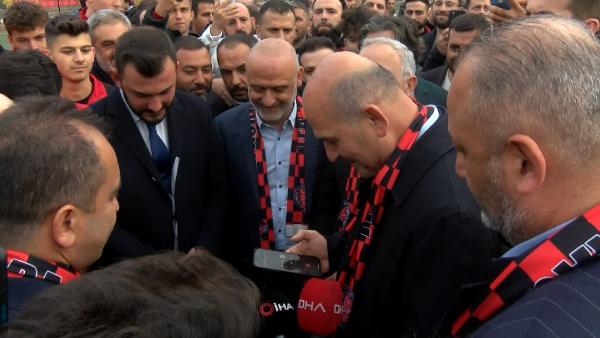 Bakan Soylu'dan Fatih Karagümrük Spor Kulübü'ne stad müjdesi