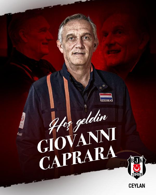 Beşiktaş Kadın Voleybol Takımı, Giovanni Caprara'ya emanet