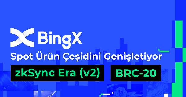 BingX, spot ürün çeşidini genişletiyor