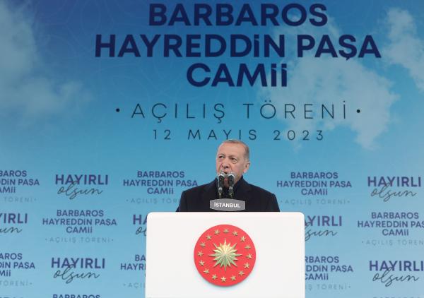 Cumhurbaşkanı Erdoğan Barbaros Hayrettin Paşa Camii'nin açılışını yaptı