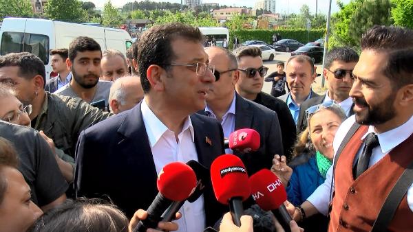 İmamoğlu Tuzla semt pazarını ziyaret etti; vatandaşlardan HDP tepkisi