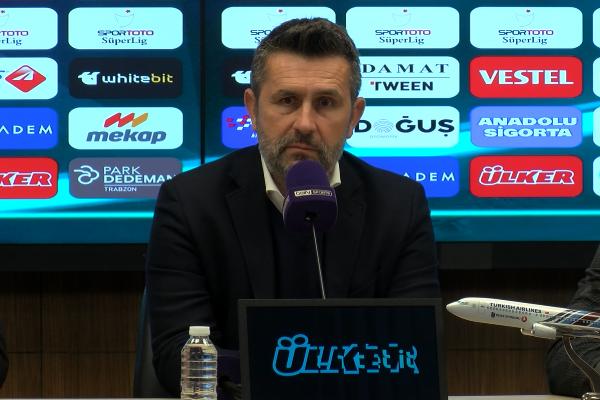 Trabzonspor - Fatih Karagümrük maçının ardından