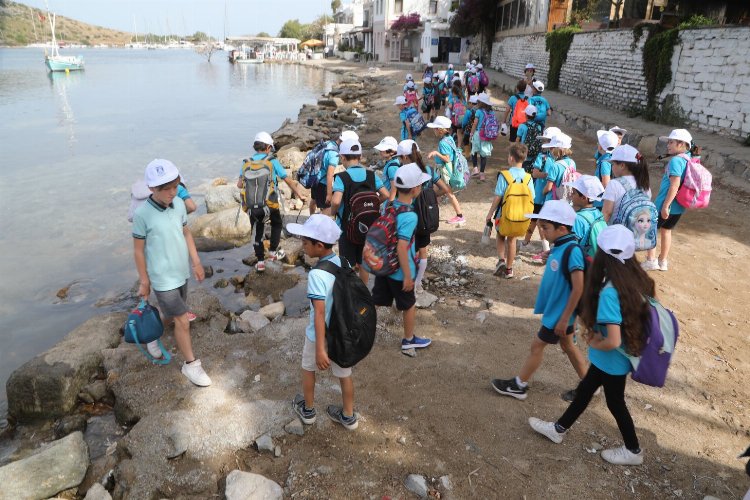 Bodrum'da öğrencilere 'çevre' bilinci aşılanıyor