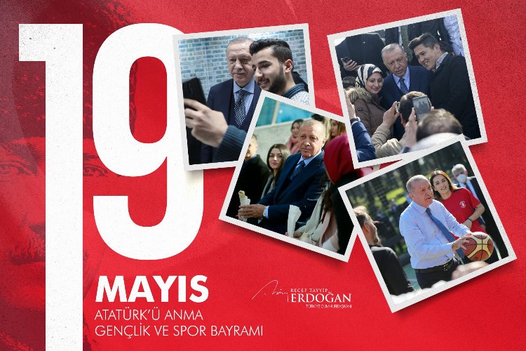 Cumhurbaşkanı Erdoğan'dan 19 Mayıs mesajı