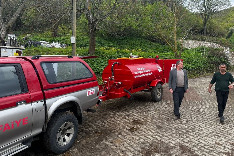 Karamürsel Tahtalı Mahallesi'ne yangın söndürme tankeri