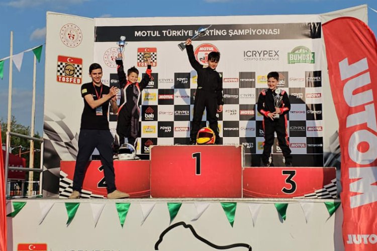 Karting şampiyonasına Sakaryalı yarışçılar damga vurdu