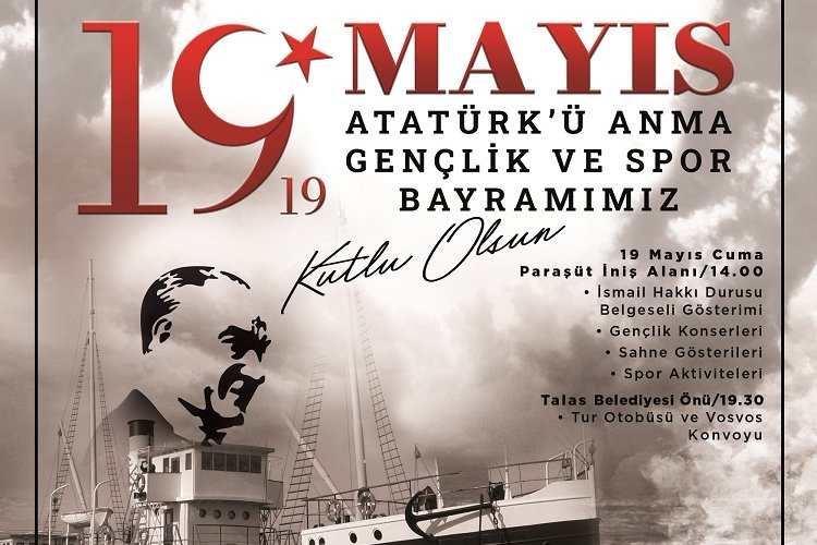 Kayseri Talas'tan 19 Mayıs hazırlığı