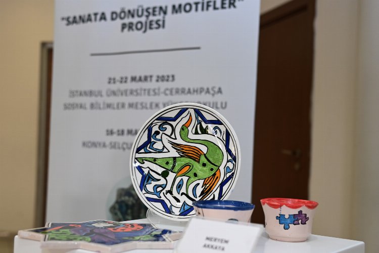 Konya Selçuklu'da sanata dönüşen motifler görücüye çıktı