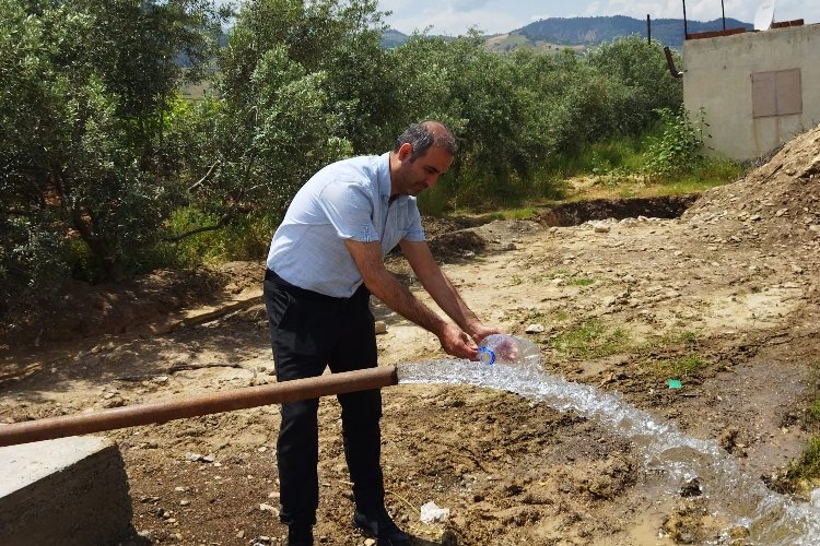 Manisa Alaşehir'de saniyede 15 litre verimli yeni sondaj