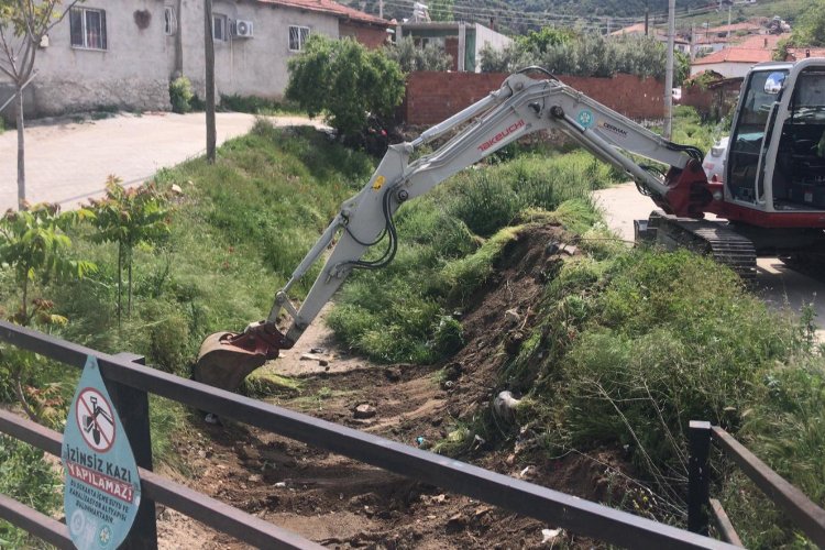 Manisa Gölmarmara'da taşkınlara karşı tedbir