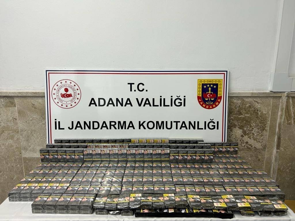 Adana’da 620 kilo kaçak tütün ele geçirildi