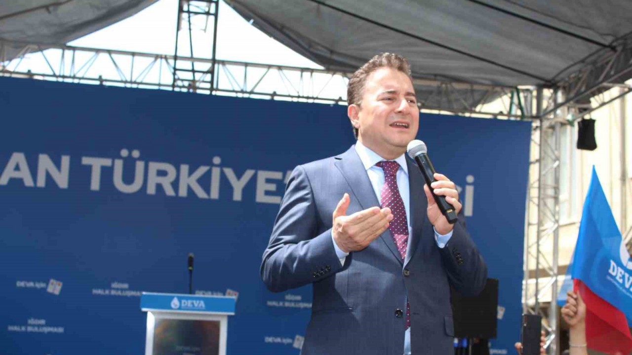 Ali Babacan Iğdır’da