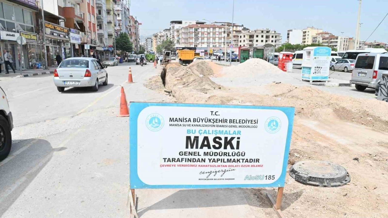 Avni Gemicioğlu Caddesi’nde altyapı çalışmaları devam ediyor