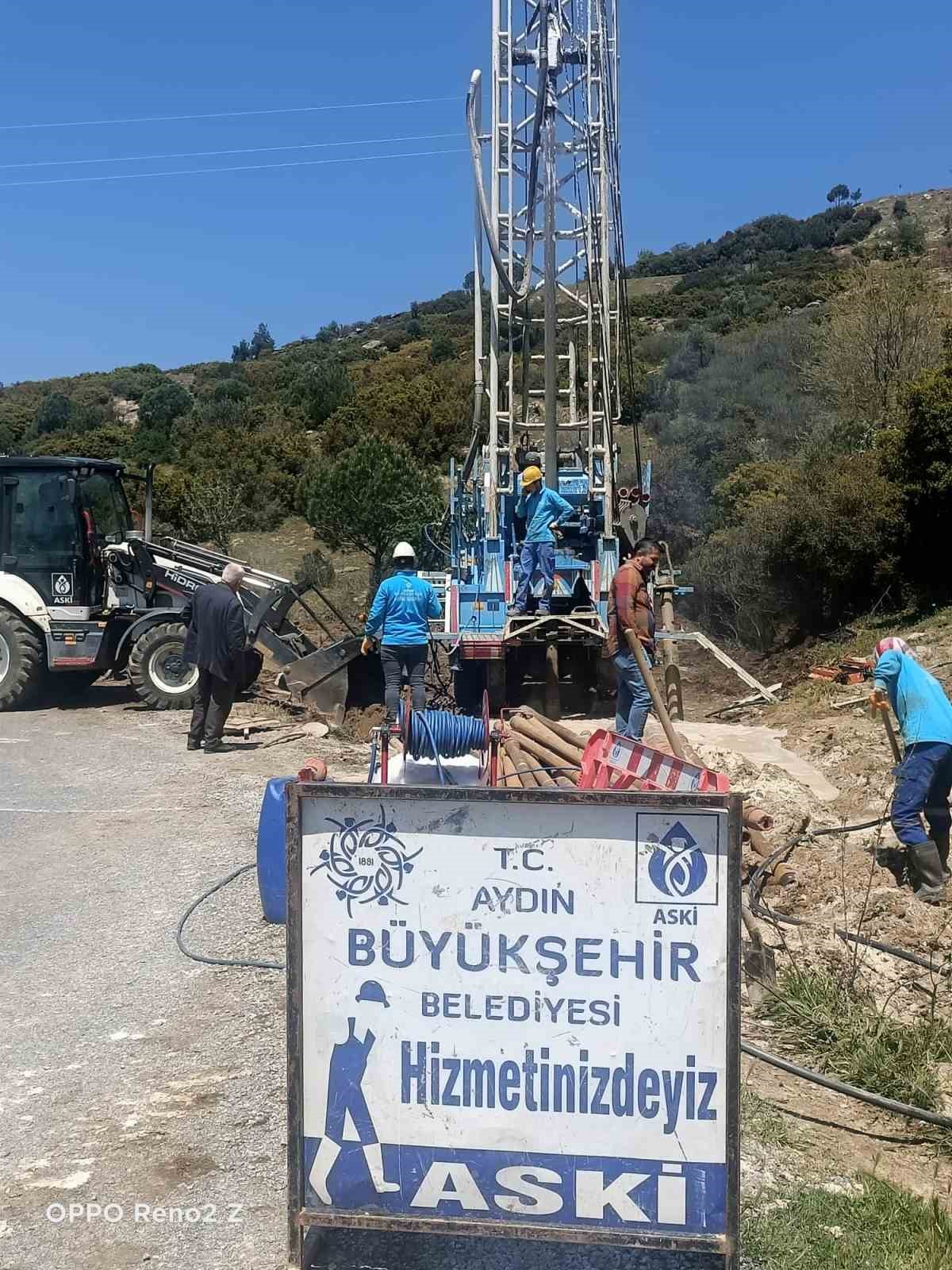 Aydın Büyükşehir Belediyesi’nden 4 farklı noktada sondaj çalışması